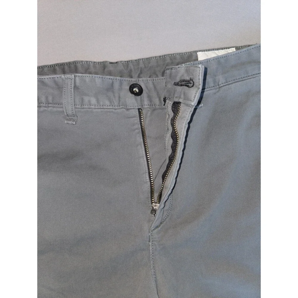Rag & Bone Mens Chino Shorts Size 33 Gray Cotton Stretch Made in USA